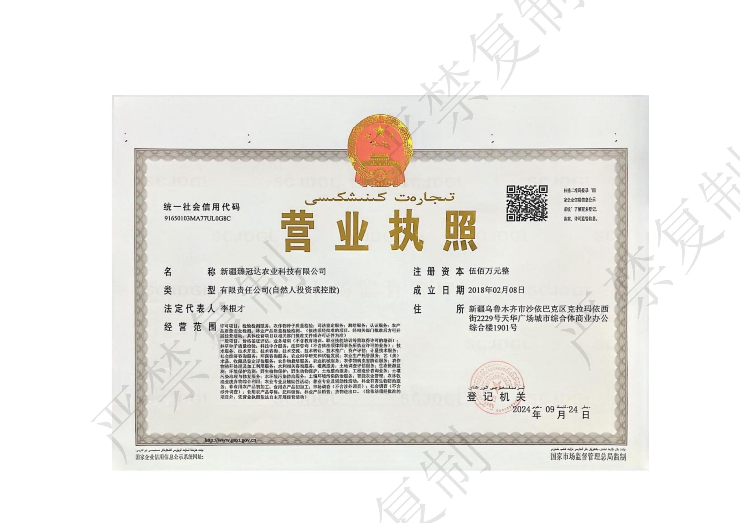 资质证书